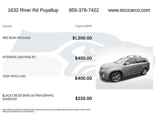 Titanium Silver 2014 Kia Sorento SX