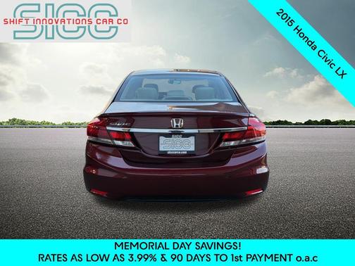 Crimson Pearl 2015 Honda Civic LX