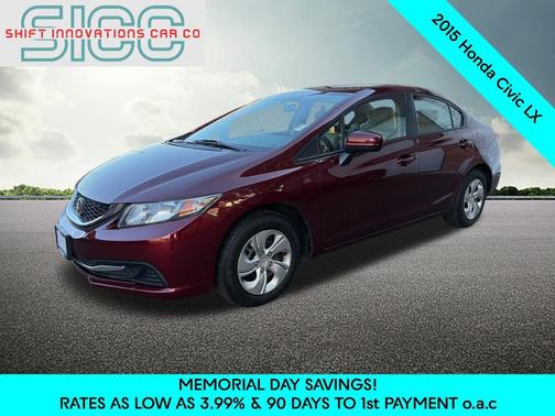 Crimson Pearl 2015 Honda Civic LX