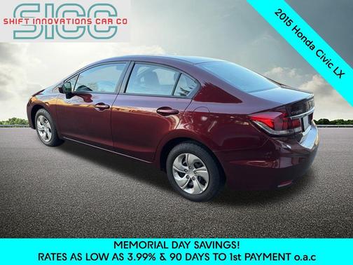 Crimson Pearl 2015 Honda Civic LX