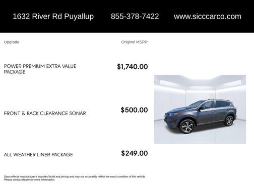 Magnetic Gray Metallic 2018 Toyota RAV4 XLE
