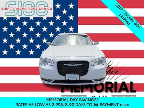 Bright White Clearcoat 2019 Chrysler 300 Limited