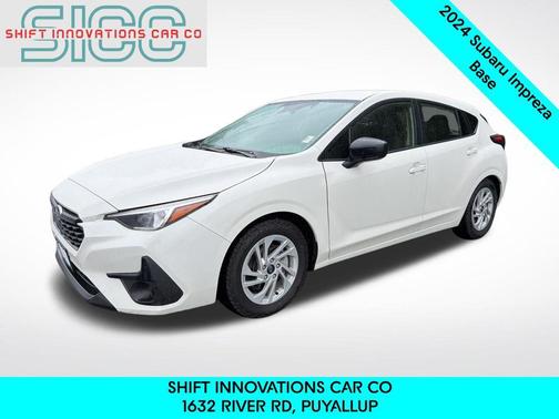 Crystal White Pearl 2024 Subaru Impreza Base