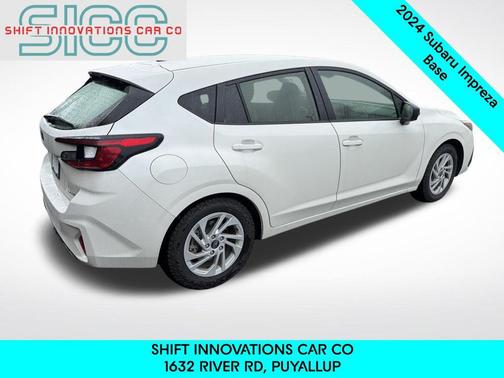 Crystal White Pearl 2024 Subaru Impreza Base