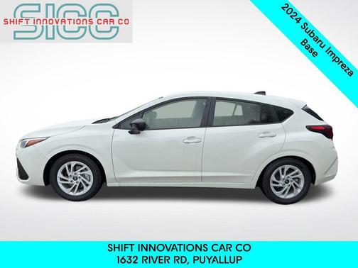 Crystal White Pearl 2024 Subaru Impreza Base