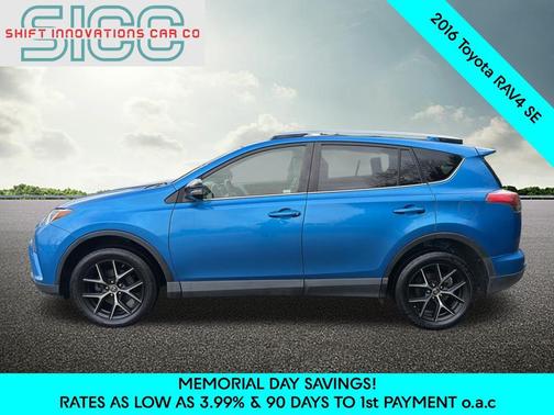 Electric Storm Blue 2016 Toyota RAV4 SE