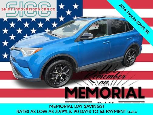 Electric Storm Blue 2016 Toyota RAV4 SE