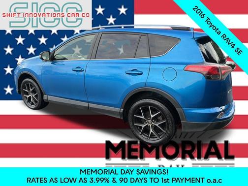 Electric Storm Blue 2016 Toyota RAV4 SE