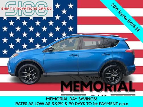 Electric Storm Blue 2016 Toyota RAV4 SE