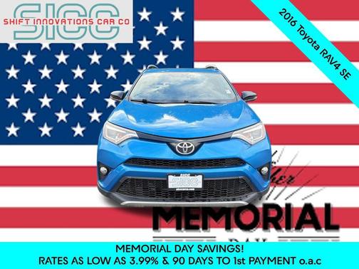 Electric Storm Blue 2016 Toyota RAV4 SE