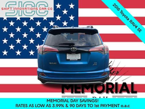 Electric Storm Blue 2016 Toyota RAV4 SE