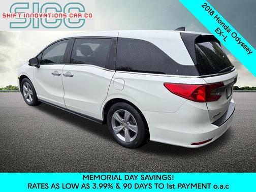White Diamond Pearl 2018 Honda Odyssey EX-L