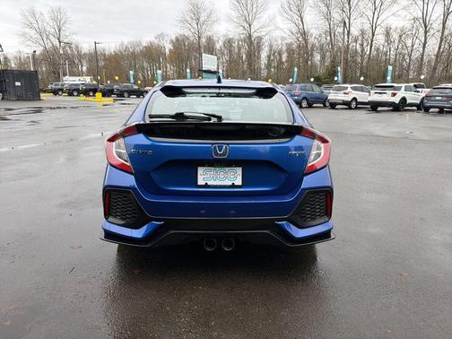 Aegean Blue Metallic 2018 Honda Civic Sport