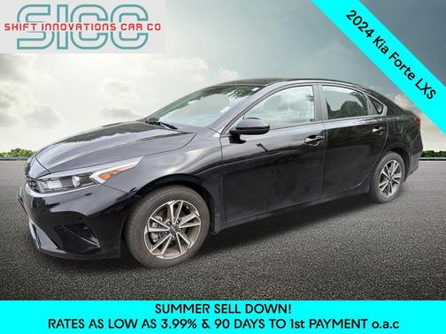Aurora Black 2024 Kia Forte LXS