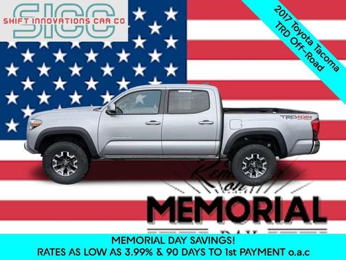 Silver Sky Metallic 2017 Toyota Tacoma TRD Off Road