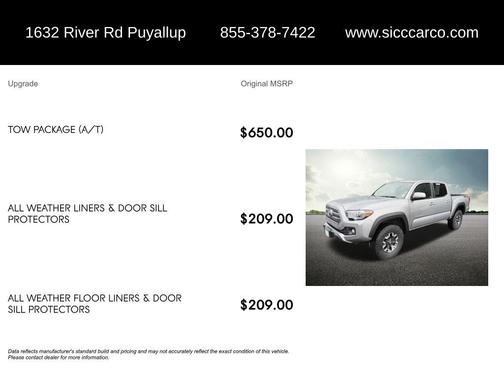 Silver Sky Metallic 2017 Toyota Tacoma TRD Off Road