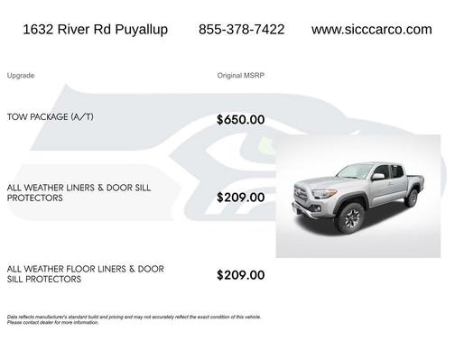 Silver Sky Metallic 2017 Toyota Tacoma TRD Off Road