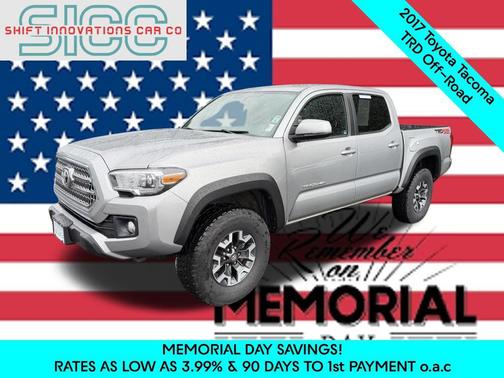 Silver Sky Metallic 2017 Toyota Tacoma TRD Off Road