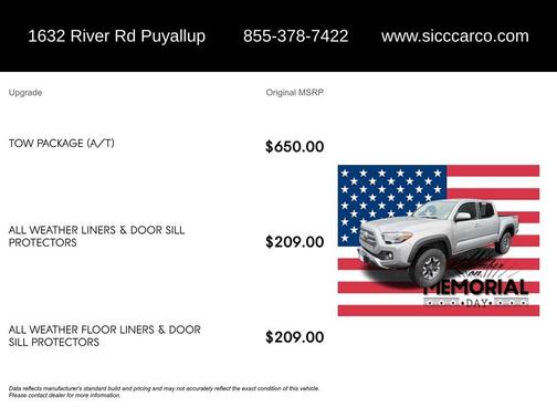 Silver Sky Metallic 2017 Toyota Tacoma TRD Off Road