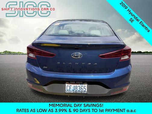 Lakeside Blue 2019 Hyundai ELANTRA SE