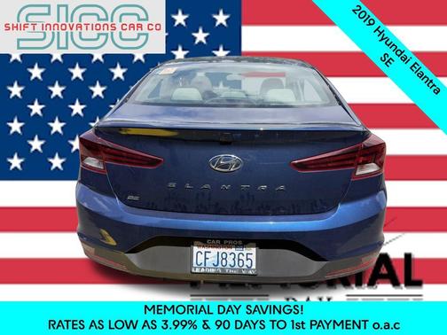 Lakeside Blue 2019 Hyundai ELANTRA SE