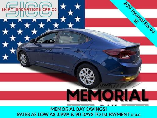 Lakeside Blue 2019 Hyundai ELANTRA SE