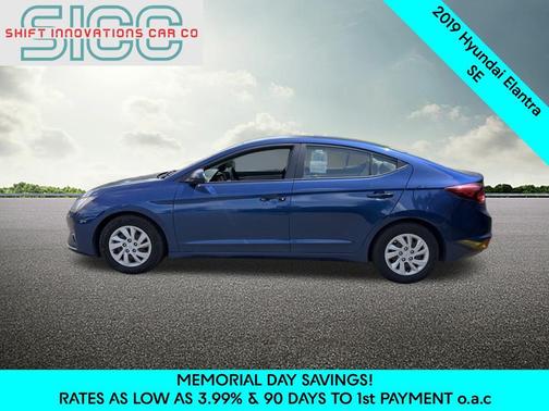 Lakeside Blue 2019 Hyundai ELANTRA SE