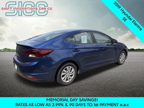 Lakeside Blue 2019 Hyundai ELANTRA SE