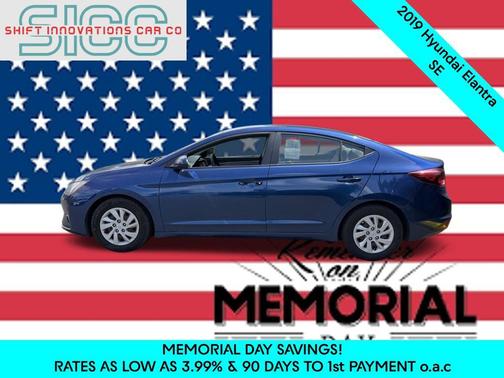 Lakeside Blue 2019 Hyundai ELANTRA SE