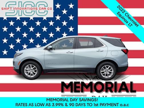 Seaglass Blue Metallic 2022 Chevrolet Equinox 1LT