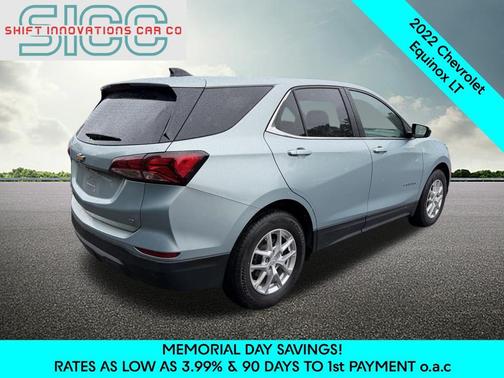 Seaglass Blue Metallic 2022 Chevrolet Equinox 1LT