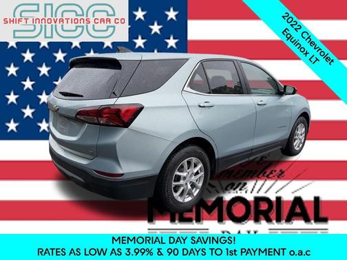 Seaglass Blue Metallic 2022 Chevrolet Equinox 1LT