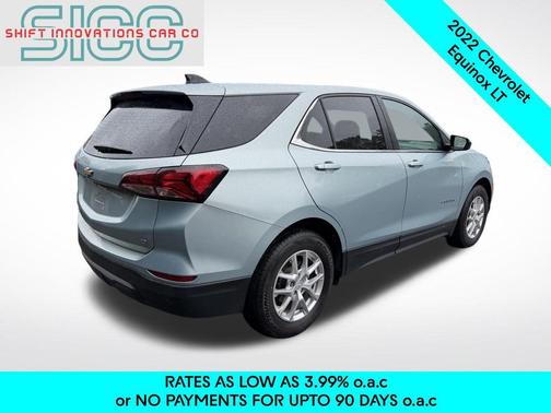 Seaglass Blue Metallic 2022 Chevrolet Equinox 1LT