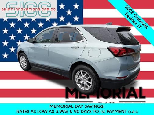 Seaglass Blue Metallic 2022 Chevrolet Equinox 1LT