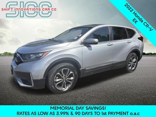 Silver 2022 Honda CR-V AWD EX