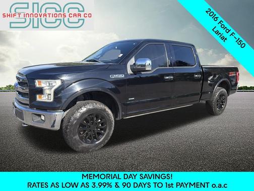 Shadow Black 2016 Ford F-150 Lariat