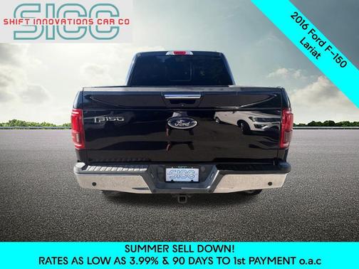 Shadow Black 2016 Ford F-150 Lariat