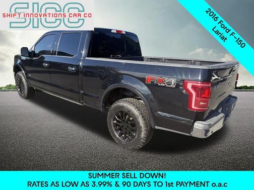 Shadow Black 2016 Ford F-150 Lariat
