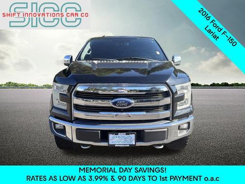 Shadow Black 2016 Ford F-150 Lariat