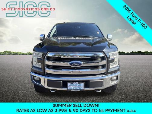 Shadow Black 2016 Ford F-150 Lariat