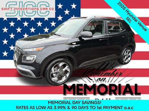 Onyx Black 2025 Hyundai VENUE SEL