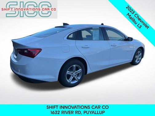 Summit White 2023 Chevrolet Malibu 1LS