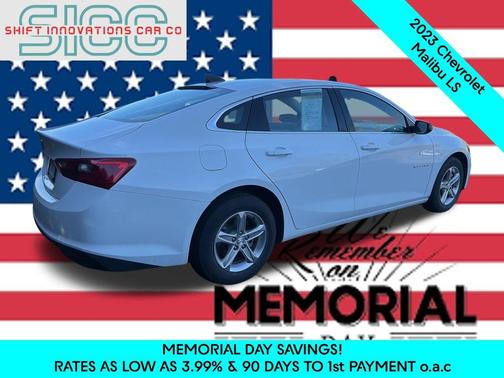 Summit White 2023 Chevrolet Malibu 1LS