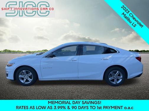 Summit White 2023 Chevrolet Malibu 1LS