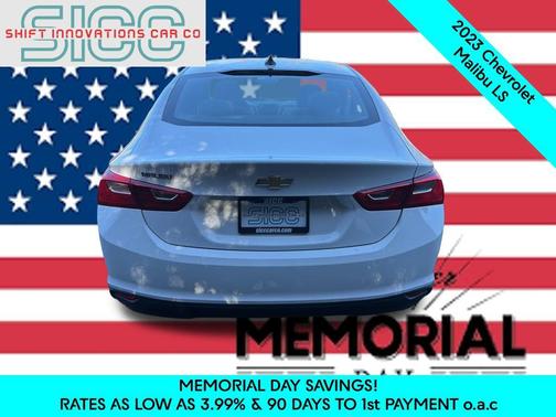 Summit White 2023 Chevrolet Malibu 1LS