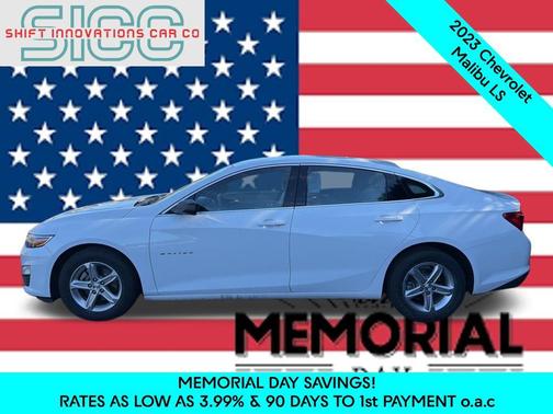 Summit White 2023 Chevrolet Malibu 1LS