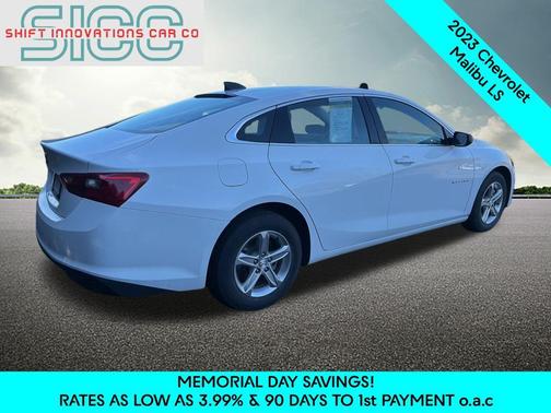Summit White 2023 Chevrolet Malibu 1LS