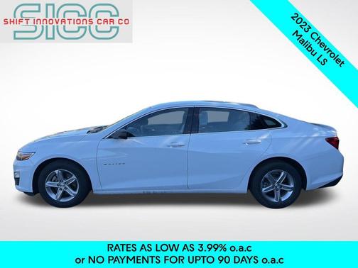Summit White 2023 Chevrolet Malibu 1LS