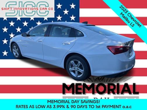 Summit White 2023 Chevrolet Malibu 1LS