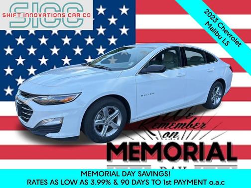 Summit White 2023 Chevrolet Malibu 1LS